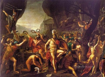 テルモピュライのレオニダス 新古典主義 ジャック・ルイ・ダヴィッド Oil Paintings